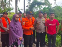 SAR Brimob Bone Turun Lakukan Pencarian IRT Tenggelam di Bengo