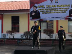 Personel Satbrimob Polda Sulsel Siap Amankan Natal dan Tahun Baru 2025