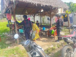 Patroli Bermotor dan Sambang Warga, Personel Pos Pam Mancani Jaga Kamtibmas Wilayah Telluwanua