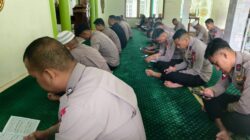 Batalyon B Pelopor Satuan Brimob Polda Sulsel Gelar Giat Binrohtal untuk Tingkatkan Keimanan dan Profesionalisme Personel