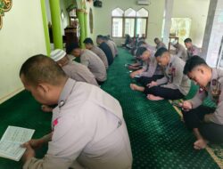 Batalyon B Pelopor Satuan Brimob Polda Sulsel Gelar Giat Binrohtal untuk Tingkatkan Keimanan dan Profesionalisme Personel