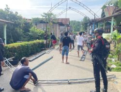 POS PENGAMANAN MANCANI PERSONEL BATALYON D PELOPOR SATUAN BRIMOB POLDA SULSEL