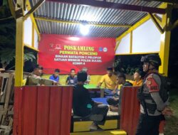 Batalyon C Pelopor Intensifkan Patroli Sambang Pos Siskamling Binaan Guna Jaga Kamtibmas