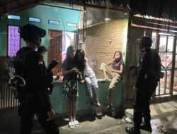 *Patroli dan Sambang Warga, Personel Brimob Pos Pam Mancani Jaga Kamtibmas*