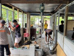 Batalyon C Pelopor Wujudkan Kepedulian Sosial Melalui Program Bedah Rumah bagi Warga Kurang Mampu di Kabupaten Bone