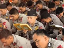 Puasa pertama, Personel Satbrimob Polda Sulsel Mengisi Dengan Kegiatan Binrohtal