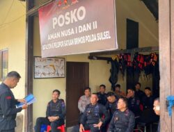 Personel Batalyon B Pelopor Terima Materi Manajemen Teknis Penanganan Konflik Sosial