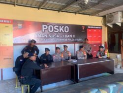 Posko Siaga Aman Nusa I dan II Batalyon C Pelopor Siap Bantu Situasi Darurat Jelang Libur Lebaran 2026
