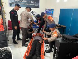 Personel Batalyon D Pelopor Laksanakan Giat Siaga di Posko Aman Nusa I dan II, Dilanjutkan Latihan Materi Packing Korban