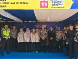 Gegana Satbrimob Polda Sulsel Intensifkan Pemantauan Libur Ramadhan di Posko Aman Nusa III