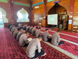 Batalyon C Pelopor Konsisten Laksanakan Tadarus Alquran Sampai Hari 27 Ramadhan