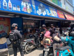 Jaga Kamtibmas Pasca Lebaran, Brimob Batalyon A Pelopor Gelar Patroli KRYD di Pusat Keramaian Makassar