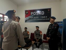 Batalyon D Pelopor Dirikan Siaga Posko Aman Nusa, Fokus Antisipasi Bencana