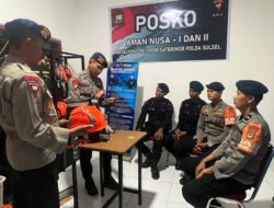 Brimob Sulsel Siaga Aman Nusa di Baebunta, Situasi Terpantau Kondusif