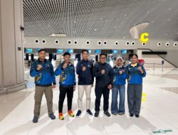 Dansat Brimob Polda Sulsel Lepas Atlet Inkanas Sulsel ke Jakarta