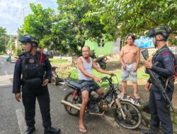 Personel Batalyon D Pelopor Laksanakan Patroli dan Sambang Warga di Wilayah Mancani