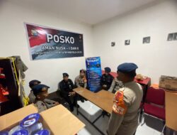 Siaga di Baebunta, Brimob Antisipasi Hujan Deras dan Pohon Tumbang