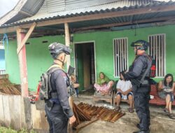 Patroli hHumanis Brimob di Mancani, Pererat Hubungan Dengan Warga