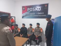 Siaga Aman Nusa Brimob Sulsel, Personel Batalyon D Pelopor Jaga Stabilitas di Luwu Utara