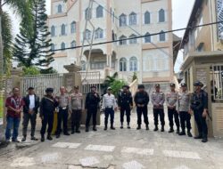 Ciptakan Rasa Aman dan Damai, Batalyon B Pelopor Kawal Perayaan Paskah di Parepare