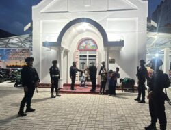 Batalyon B Pelopor Brimob Sulsel Hadir Jaga Keamanan Malam Paskah