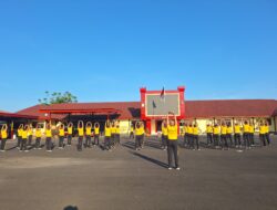 Rutin Olahraga Pagi, Dansat Brimob Tekankan Pentingnya Kebugaran dan Kesiapsiagaan