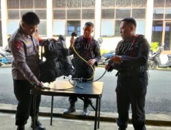 Posko Aman Nusa I dan II Terima Materi Alat Selam, Personel Batalyon B Pelopor Siap Hadapi Kondisi Darurat
