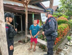 Patroli Brimob Mancani Jaga Stabilitas Kamtibmas di Hari Minggu
