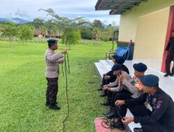Siaga Aman Nusa, Personel Brimob Sulsel Perkuat Kesiapsiagaan di Luwu Utara