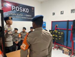 Personel Batalyon D Pelopor Laksanakan Siaga Posko Aman Nusa I & II