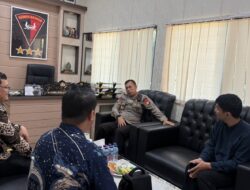 Pererat Sinergitas, Danyon B Pelopor Terima Kunjungan Kepala KPP Pratama Parepare