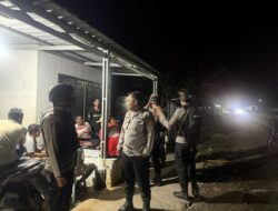 Brimob hadir di tengah warga Mancani, patroli dan sambang jaga kamtibmas