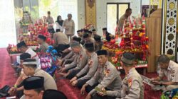 Jejak Keteladanan Rasulullah, Personel Batalyon A Pelopor Hadiri Maulid Nabi di Polda Sulsel