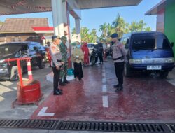 Ciptakan Situasi Kondusif di Tengah Antrean BBM, Batalyon C Pelopor Perkuat Pengamanan SPBU