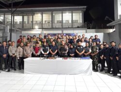 Gegana, TNI dan BNNP serta Ditjenpas Bergerak Bersama Deteksi Dini Gangguan Kamtib di Rutan Makassar