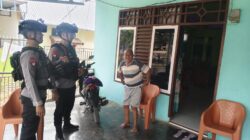 Patroli Sambang Warga,Brimob Jaga Kamtibmas Di Tanalili