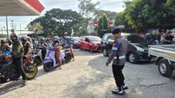 Gegana Hadir Jaga Rasa Aman di SPBU
