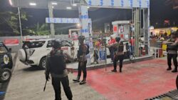 Jaga Kamtibmas, Brimob Polda Sulsel Patroli Sejumlah SPBU di Parepare