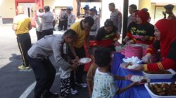 Personel Batalyon A Pelopor Laksanakan Kegiatan Jumat Berkah di Mako Batalyon A Pelopor