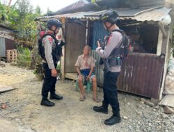 Cegah Gangguan Kamtibmas, Brimob Intensifkan Patroli dan Sambang Warga di Mancani