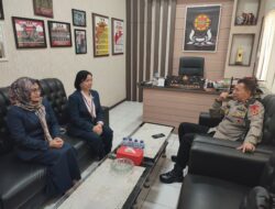 Komandan Batalyon B Pelopor Sambut Kunjungan Ketua PN Parepare