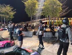 Patroli Harkamtibmas, Batalyon B Pelopor Brimob Polda Sulsel Sambangi Sejumlah Lokasi di Parepare