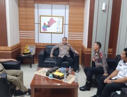 Jalin Komunikasi dan Sinergitas, Danyon B Pelopor Temui Kapolres dan Kepala ATR/BPN Sidrap
