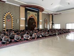 perkuat iman dan mental personel, batalyon a pelopor laksanakan binrohtal