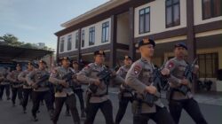 TINGKATKAN DISIPLIN DAN KESIAPAN, PERSONEL GEGANA LAKSANAKAN LATIHAN PBB BERSENJATA