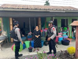 Patroli Brimob Mancani, Hadir Menyapa dan Jaga Kamtibmas Bersama Warga