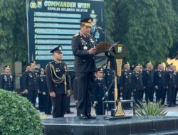 Gegana Polda Sulsel Tegaskan Semangat Persatuan di Hari Kesaktian Pancasila