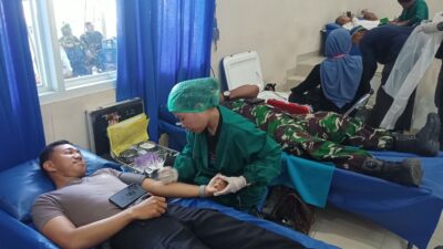 Setetes Darah, Sejuta Harapan! Personel Gegana Sulsel Turut Warnai Hut Ke-79 KORPASGAT